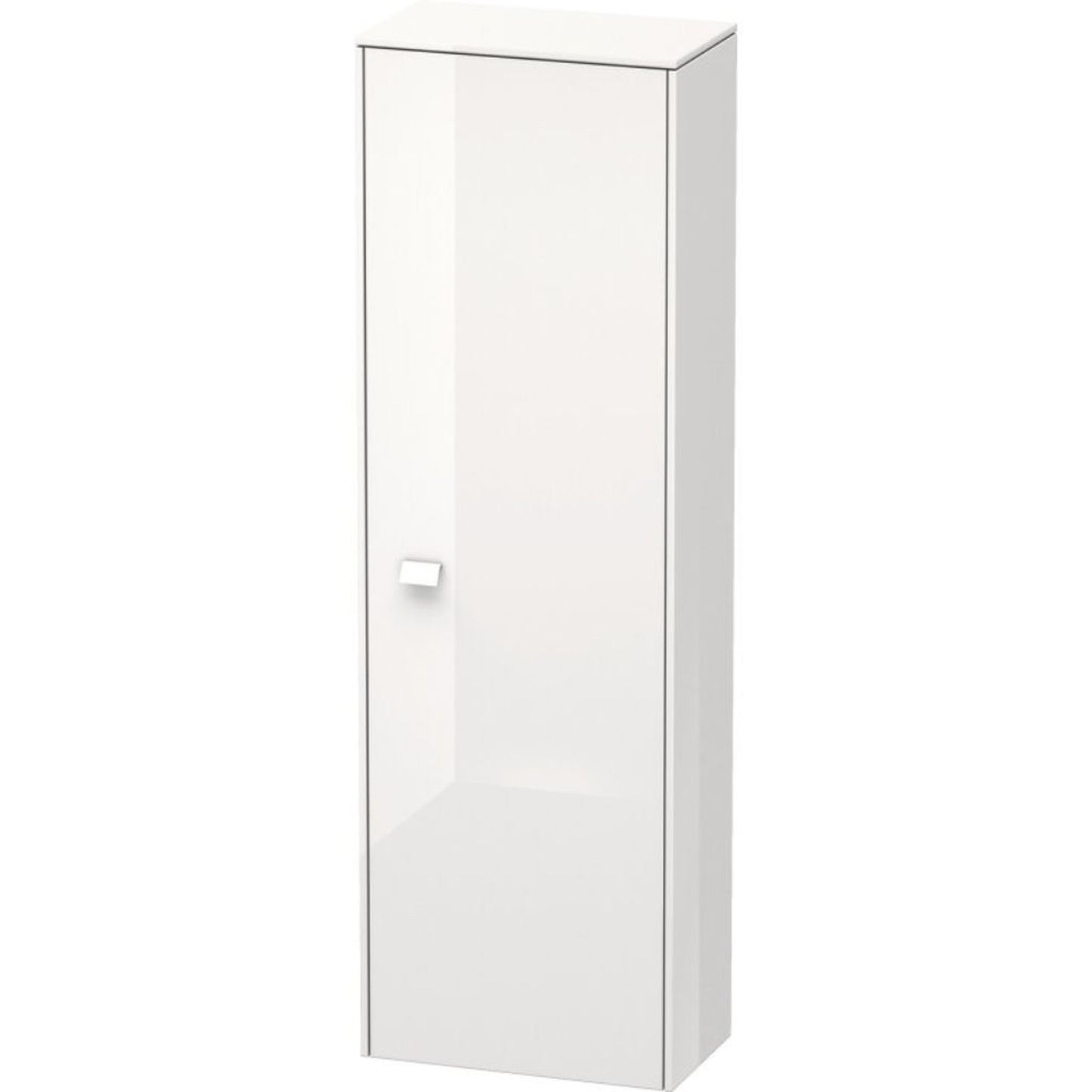 Duravit Brioso BR1300 17" x 52" x 9" Semi Tall Cabinet With Right Door in White High Gloss