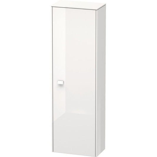 Duravit Brioso BR1300 17" x 52" x 9" Semi Tall Cabinet With Right Door in White High Gloss