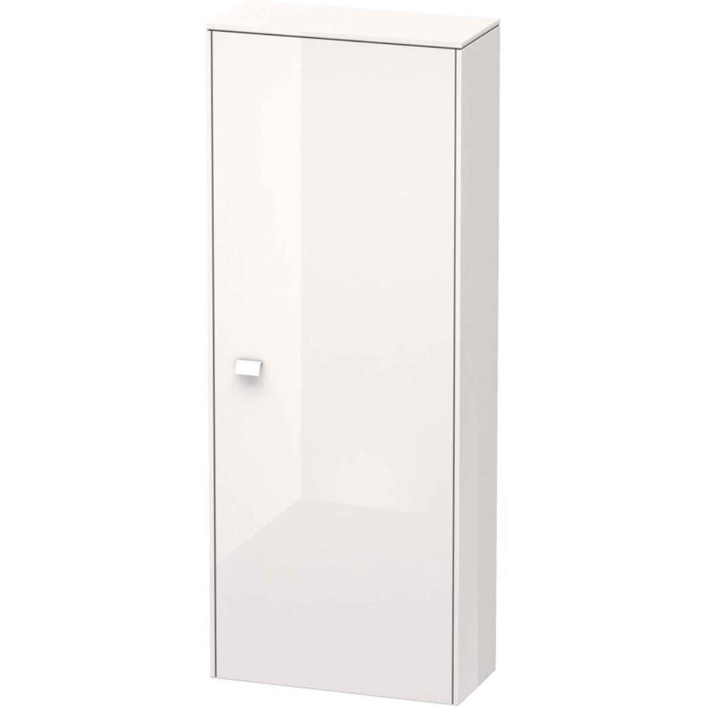 Duravit Brioso BR1301 20" x 52" x 9" Semi Tall Cabinet With Right Door in White High Gloss