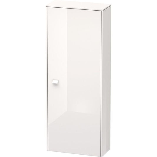 Duravit Brioso BR1301 20" x 52" x 9" Semi Tall Cabinet With Right Door in White High Gloss