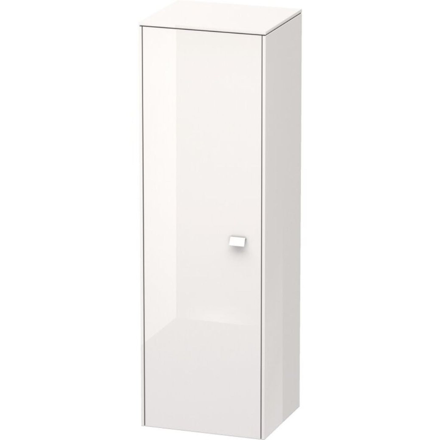 Duravit Brioso BR1310 17" x 52" x 14" Semi Tall Cabinet With Left Door in White High Gloss