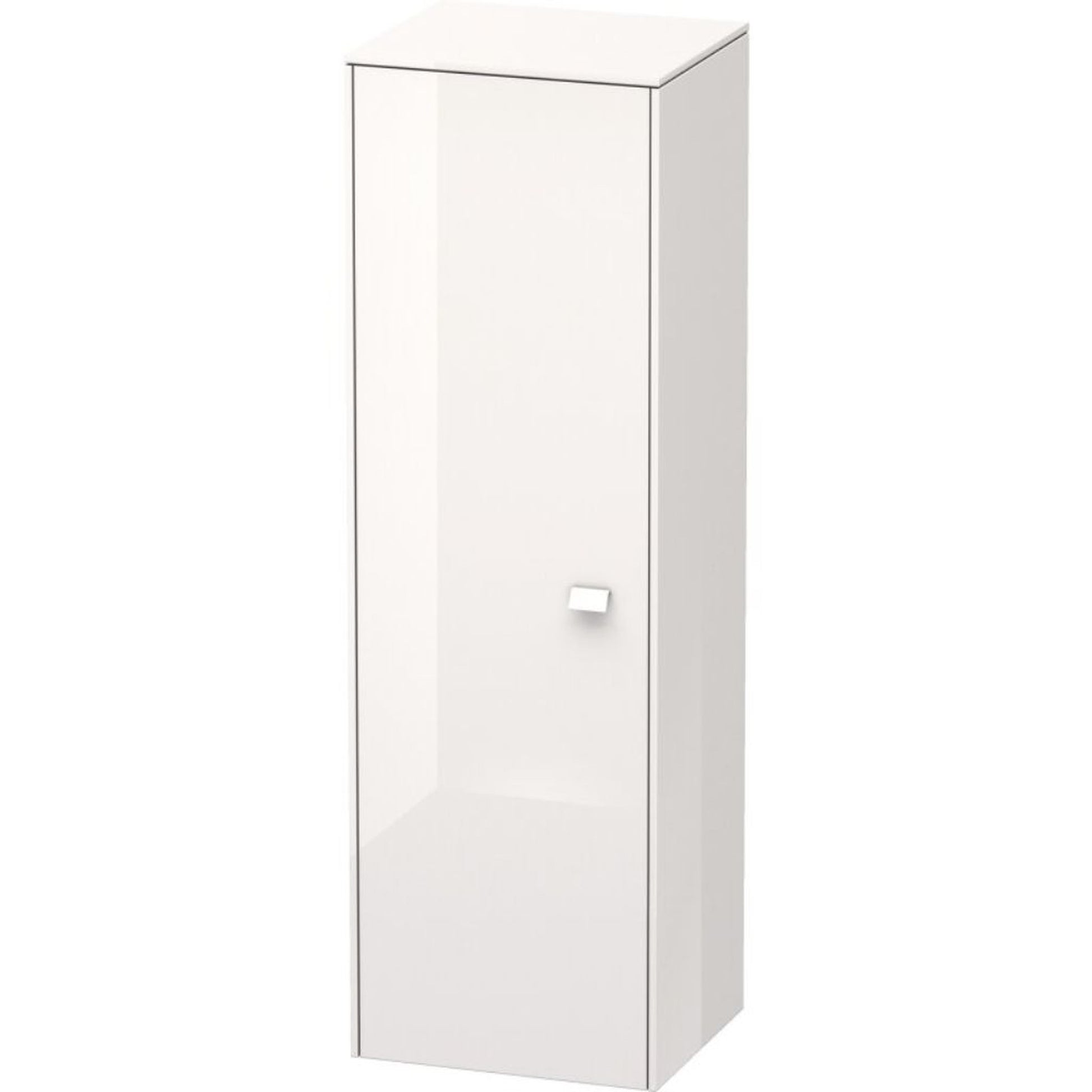 Duravit Brioso BR1310 17" x 52" x 14" Semi Tall Cabinet With Left Door in White High Gloss