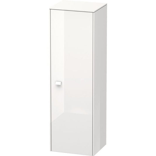 Duravit Brioso BR1310 17" x 52" x 14" Semi Tall Cabinet With Right Door in White High Gloss