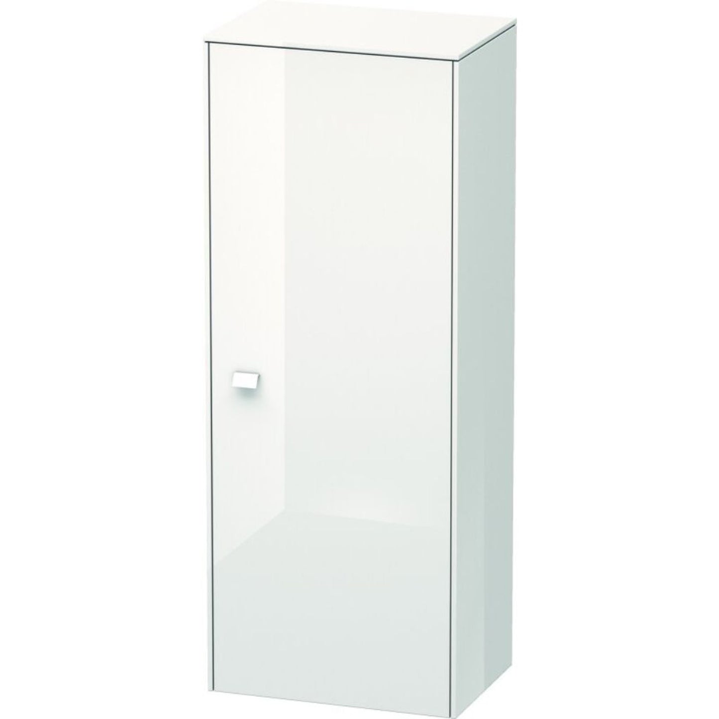 Duravit Brioso BR1311 20" x 52" x 14" Semi Tall Cabinet With Right Door in White High Gloss
