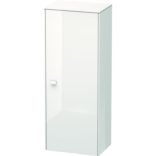 Duravit Brioso BR1311 20" x 52" x 14" Semi Tall Cabinet With Right Door in White High Gloss