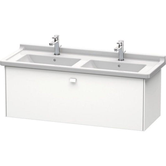 Duravit Brioso BR40440 48" x 18" x 18" One Drawer Wall-Mount Vanity Unit in White Matt