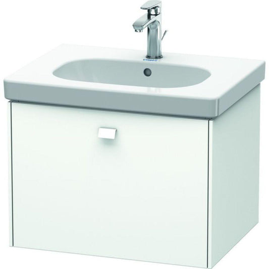 Duravit Brioso BR40450 24" x 18" x 18" One Drawer Wall-Mount Vanity Unit in White Matt