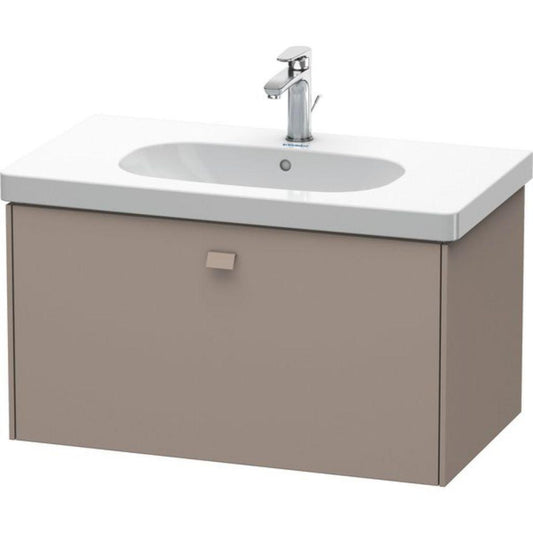 Duravit Brioso BR40460 32" x 18" x 18" One Drawer Wall-Mount Vanity Unit in Basalt Matt