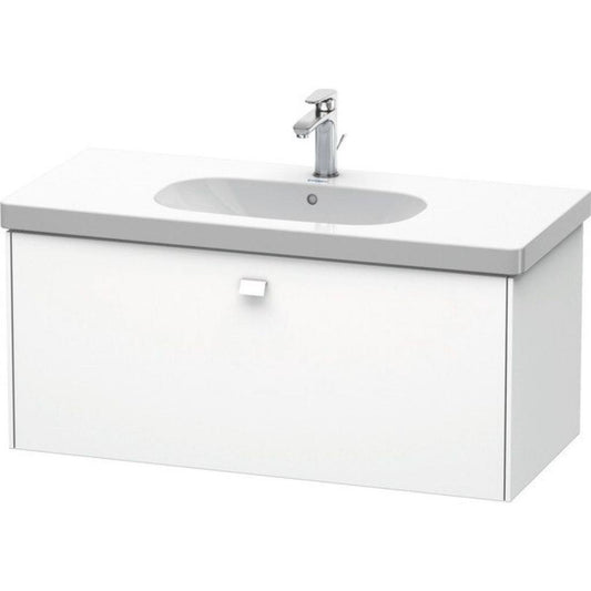 Duravit Brioso BR40470 40" x 18" x 18" One Drawer Wall-Mount Vanity Unit in White Matt