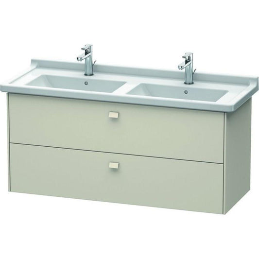 Duravit Brioso BR41440 48" x 22" x 18" Two Drawer Wall-Mount Vanity Unit in Taupe