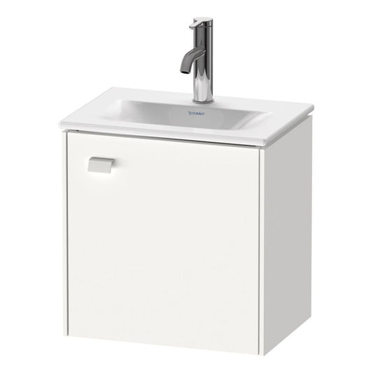 Duravit Brioso BR4208 17" x 17" x 12" Wall-Mount Vanity Unit With Right Hinge One Door Cabinet in White Matt
