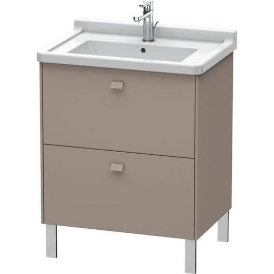 Duravit Brioso BR44210 26" x 27" x 18" Two Drawer Floor Standing Vanity Unit in Basalt Matt