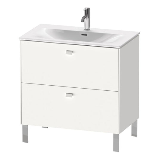 Duravit Brioso BR45120 32" x 27" x 19" Two Drawer Floor Standing Vanity Unit in White Matt