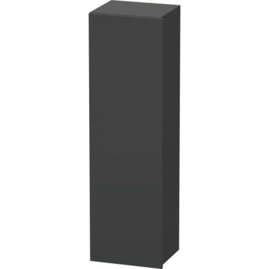 Duravit DuraStyle 16" x 55" x 14" Tall Cabinet With Left Hinge One Door in Graphite (DS1219L4949)