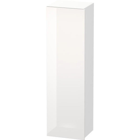 Duravit DuraStyle 16" x 55" x 14" Tall Cabinet With Left Hinge One Door in White High Gloss (DS1219L2218)