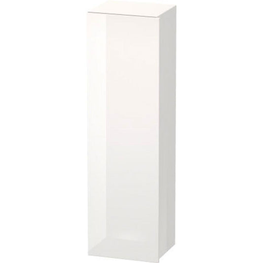 Duravit DuraStyle 16" x 55" x 14" Tall Cabinet With Left Hinge One Door in White High Gloss (DS1219L2222)