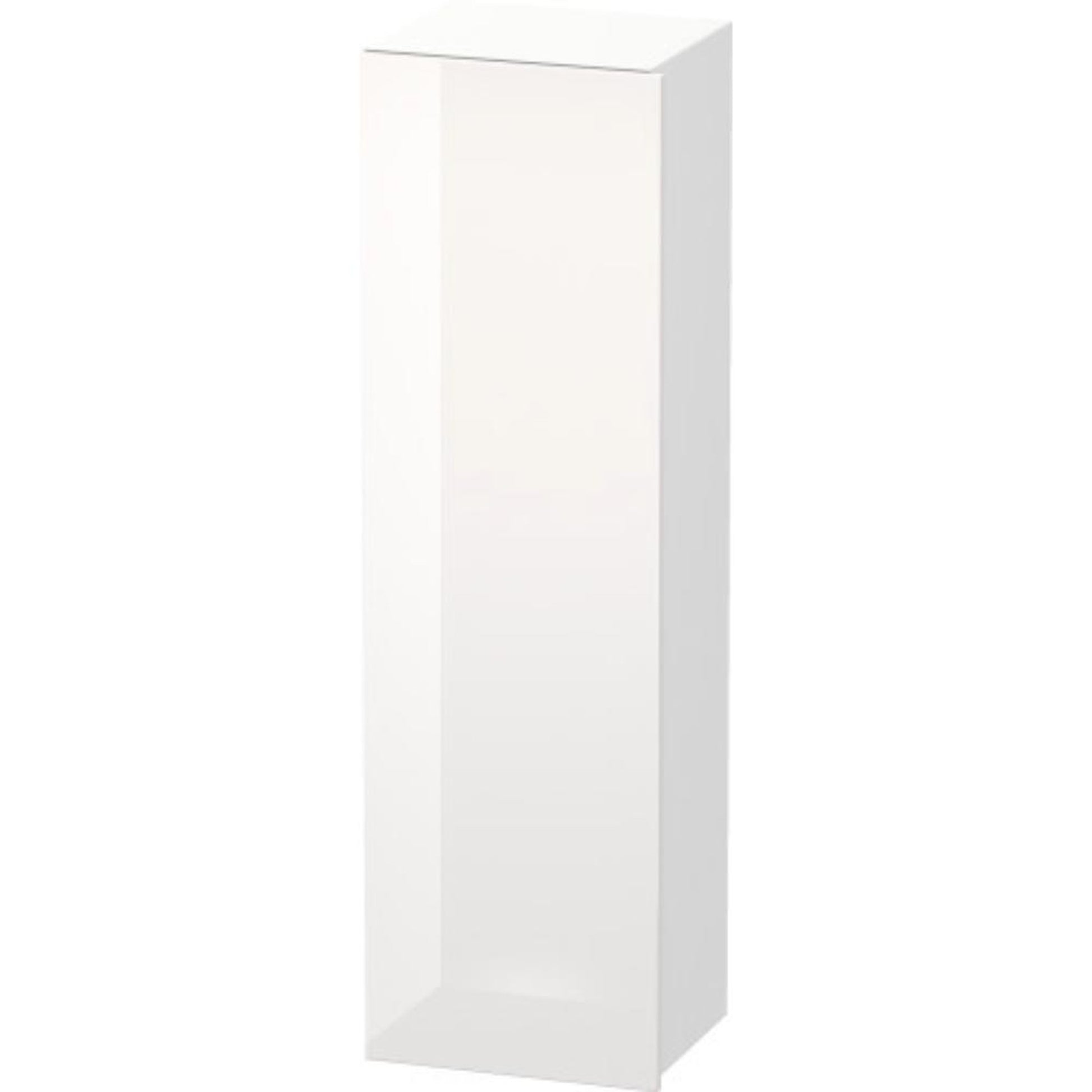 Duravit DuraStyle 16" x 55" x 14" Tall Cabinet With Right Hinge One Door in White High Gloss (DS1219R2218)