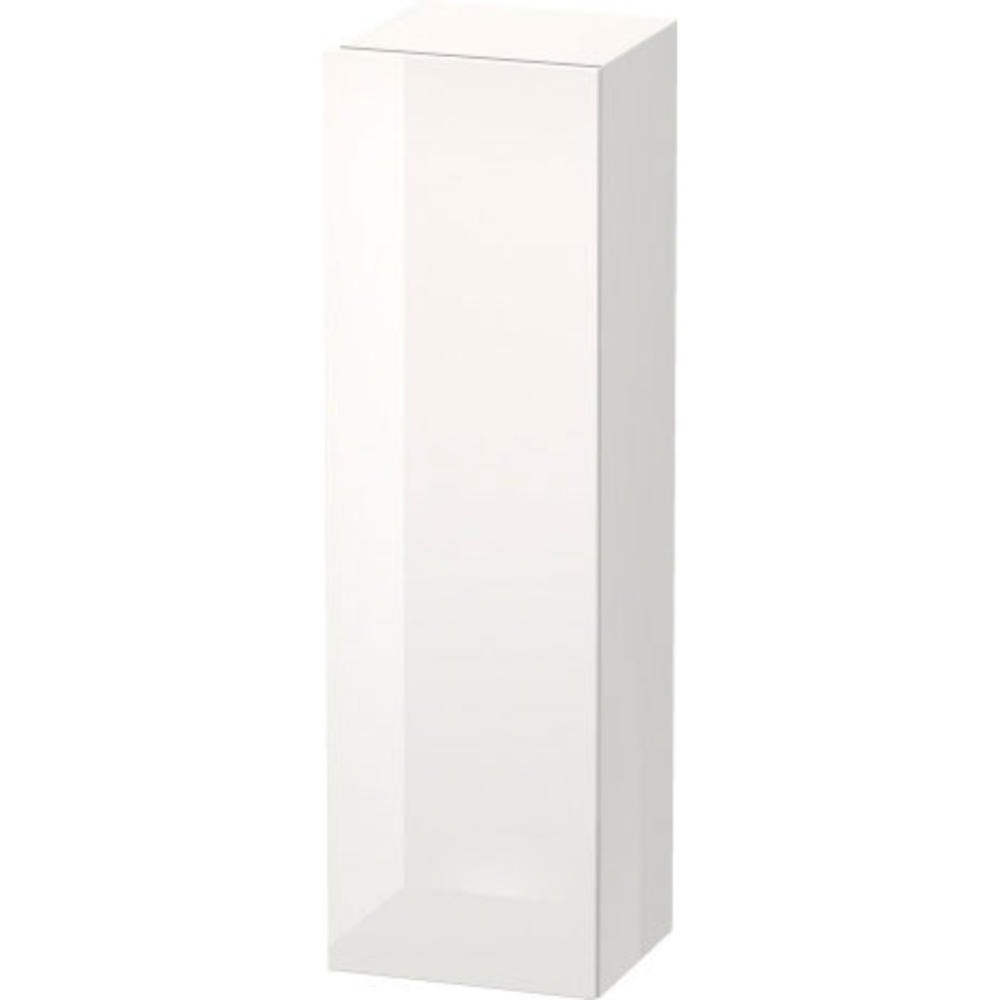 Duravit DuraStyle 16" x 55" x 14" Tall Cabinet With Right Hinge One Door in White High Gloss (DS1219R2222)