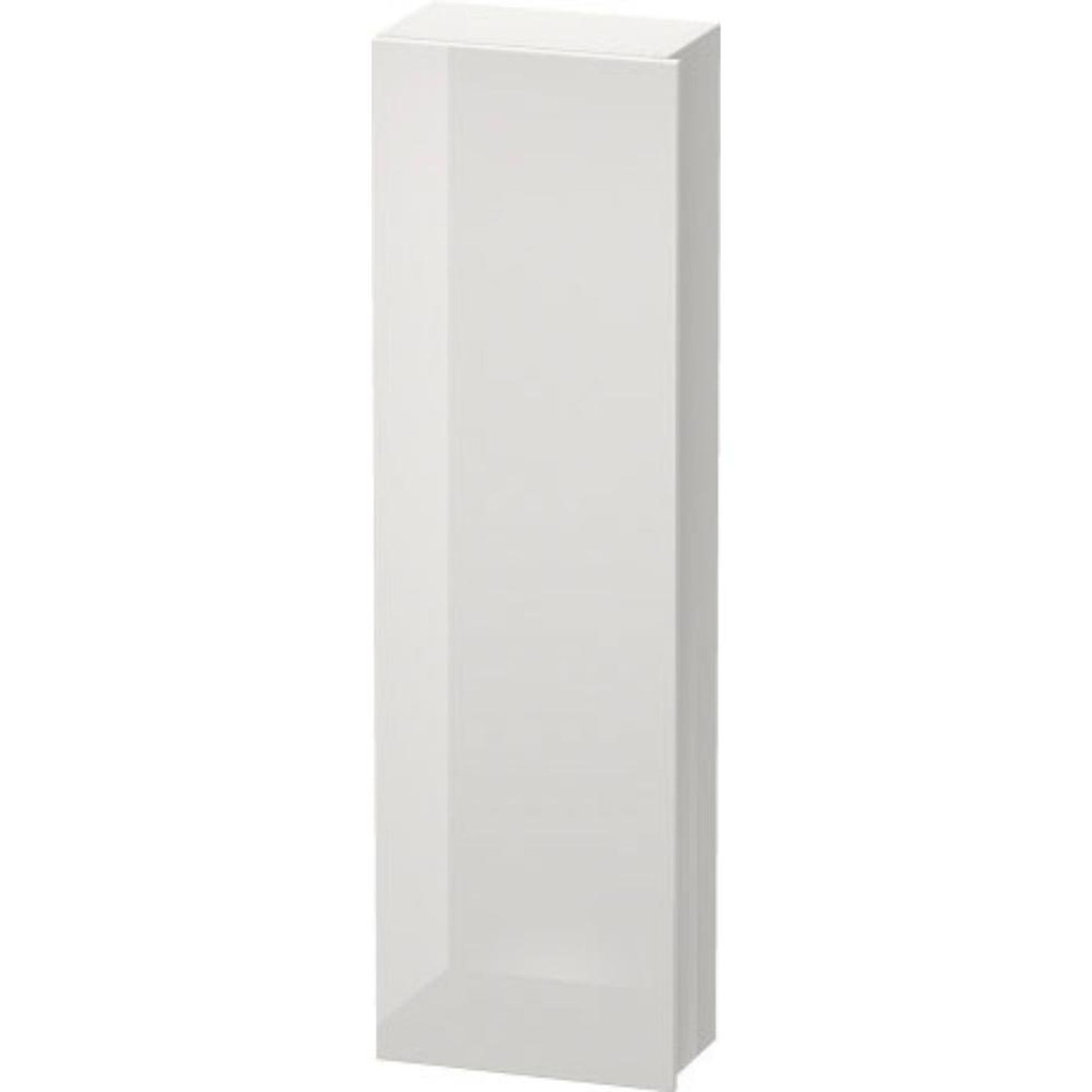 Duravit DuraStyle 16" x 55" x 9" Tall Cabinet With Left Hinge One Door in White High Gloss (DS1218L2222)