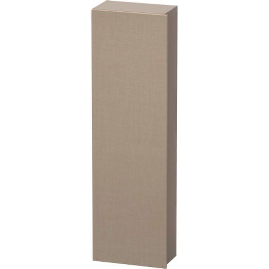 Duravit DuraStyle 16" x 55" x 9" Tall Cabinet With Right Hinge One Door in Linen and Basalt (DS1218R7543)