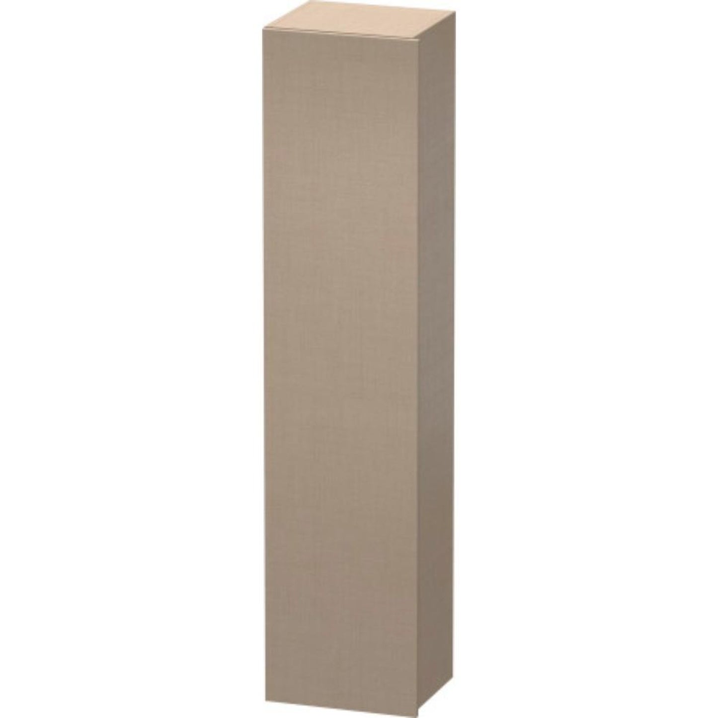 Duravit DuraStyle 16" x 71" x 14" Tall Cabinet With Left Hinge One Door in Linen (DS1229L7575)