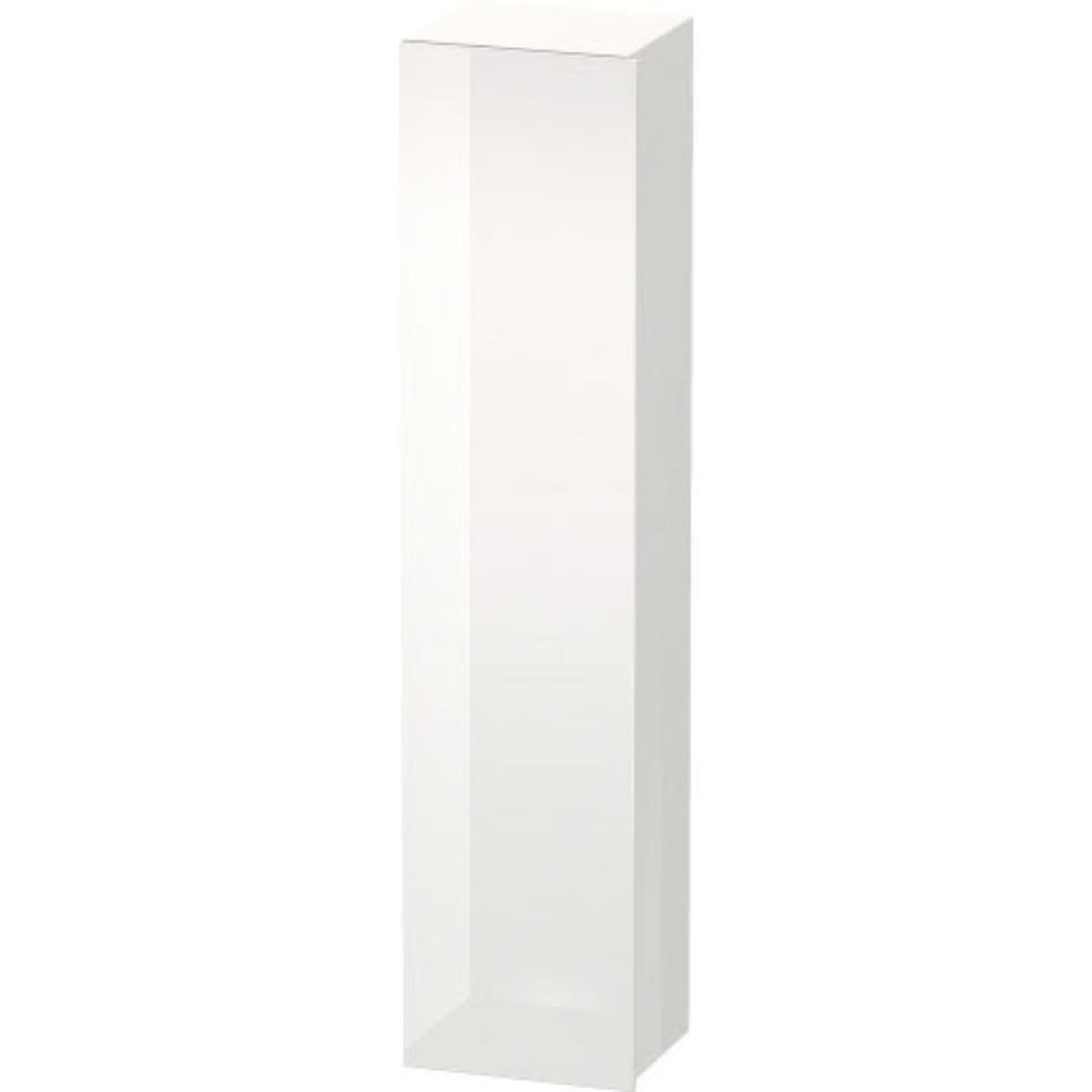 Duravit DuraStyle 16" x 71" x 14" Tall Cabinet With Left Hinge One Door in White High Gloss (DS1229L2222)