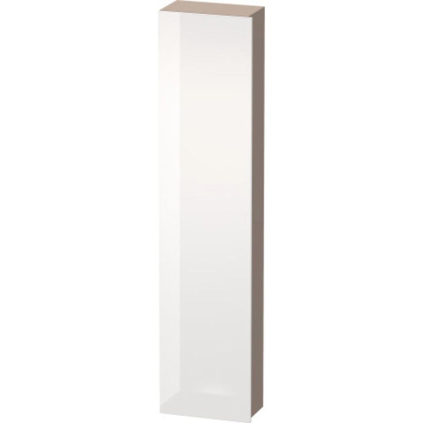 Duravit DuraStyle 16" x 71" x 9" Tall Cabinet With Left Hinge One Door in White High Gloss and Basalt (DS1228L2243)