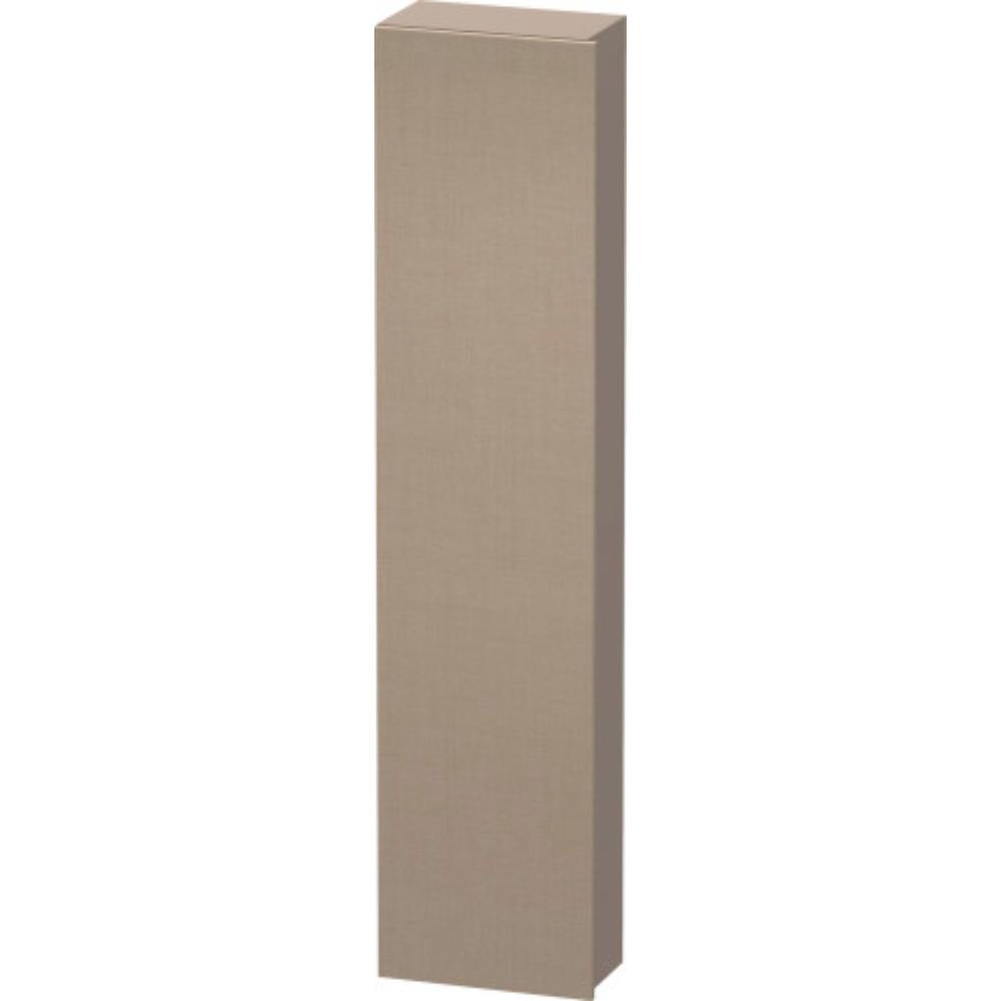 Duravit DuraStyle 16" x 71" x 9" Tall Cabinet With Right Hinge One Door in Linen and Basalt (DS1228R7543)