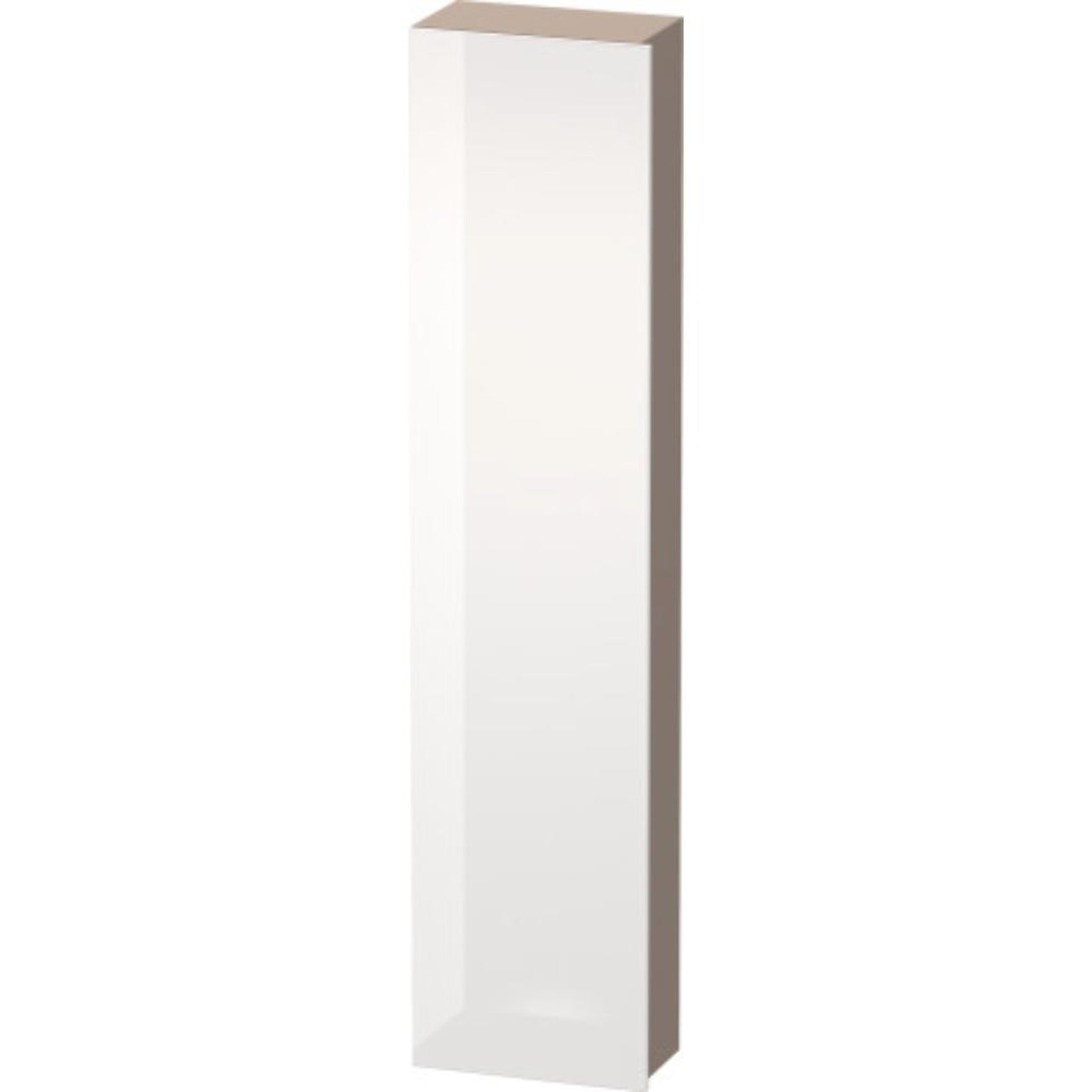 Duravit DuraStyle 16" x 71" x 9" Tall Cabinet With Right Hinge One Door in White High Gloss and Basalt (DS1228R2243)