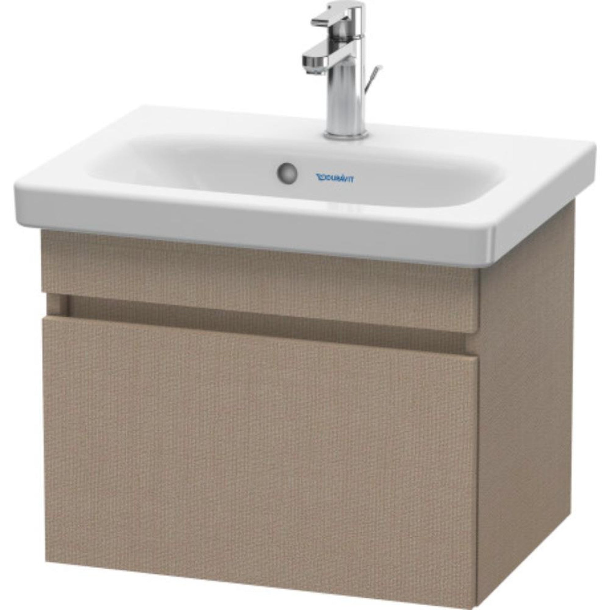 Duravit DuraStyle 20" x 16" x 14" One Drawer Wall-Mount Vanity Unit in Linen (DS630307575)