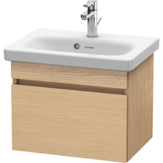 Duravit DuraStyle 20" x 16" x 14" One Drawer Wall-Mount Vanity Unit in Natural Oak (DS630303030)