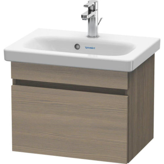 Duravit DuraStyle 20" x 16" x 14" One Drawer Wall-Mount Vanity Unit in Oak Terra (DS630303535)