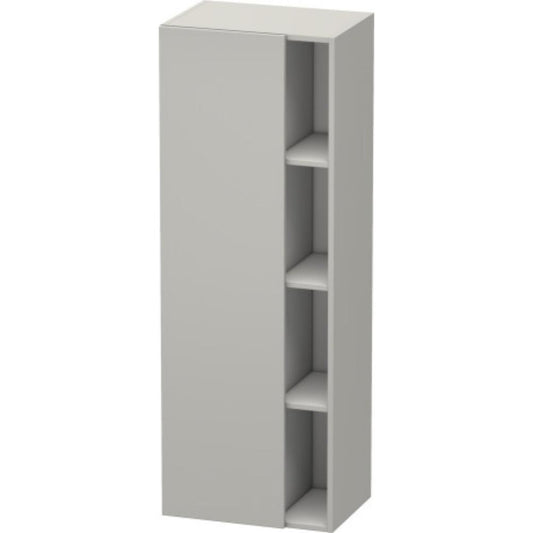 Duravit DuraStyle 20" x 55" x 14" Tall Cabinet With Left Hinge One Door in Concrete Grey Matt (DS1239L0707)