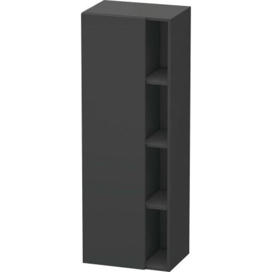 Duravit DuraStyle 20" x 55" x 14" Tall Cabinet With Left Hinge One Door in Graphite (DS1239L4949)