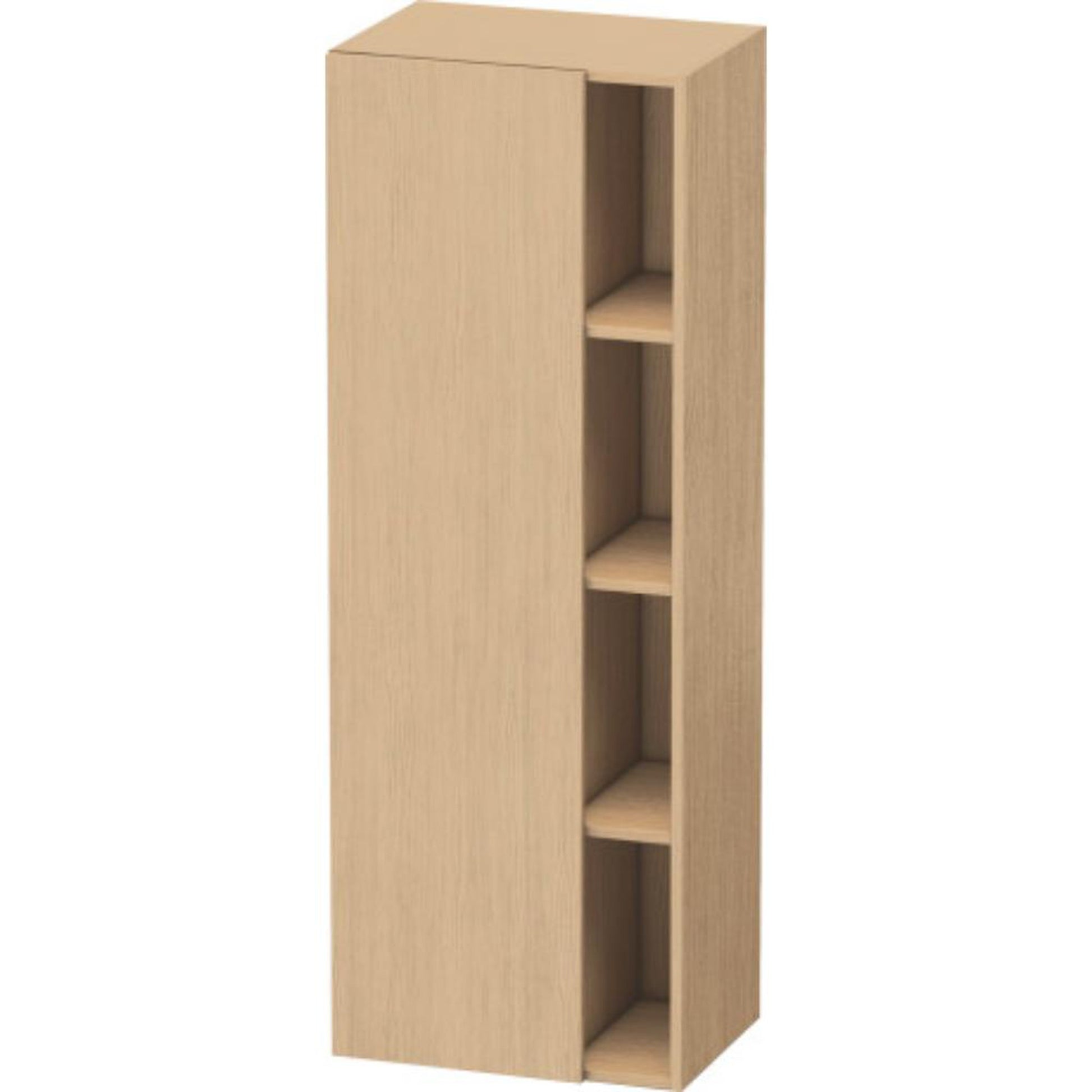 Duravit DuraStyle 20" x 55" x 14" Tall Cabinet With Left Hinge One Door in Natural Oak (DS1239L3030)