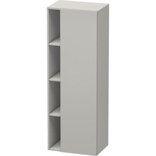 Duravit DuraStyle 20" x 55" x 14" Tall Cabinet With Right Hinge One Door in Concrete Grey Matt (DS1239R0707)