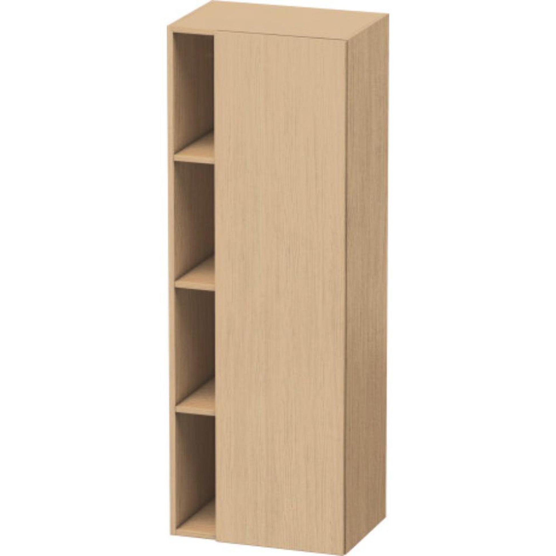 Duravit DuraStyle 20" x 55" x 14" Tall Cabinet With Right Hinge One Door in Natural Oak (DS1239R3030)