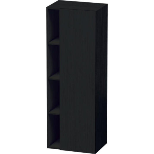 Duravit DuraStyle 20" x 55" x 14" Tall Cabinet With Right Hinge One Door in Oak Black (DS1239R1616)