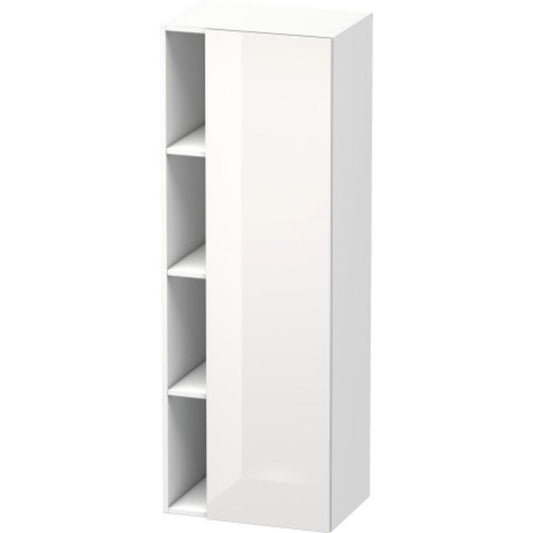 Duravit DuraStyle 20" x 55" x 14" Tall Cabinet With Right Hinge One Door in White High Gloss (DS1239R2218)