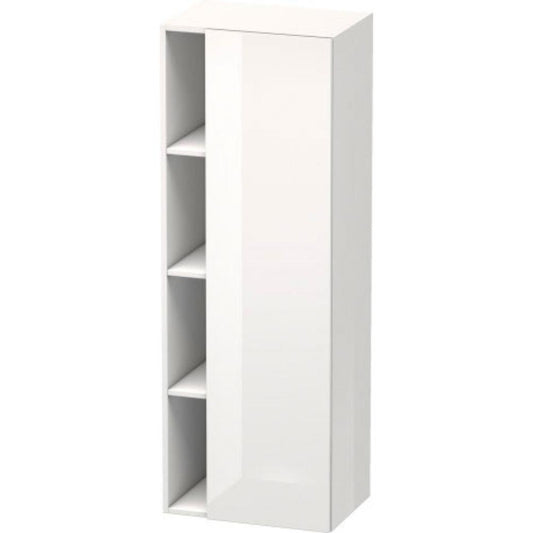 Duravit DuraStyle 20" x 55" x 14" Tall Cabinet With Right Hinge One Door in White High Gloss (DS1239R2222)