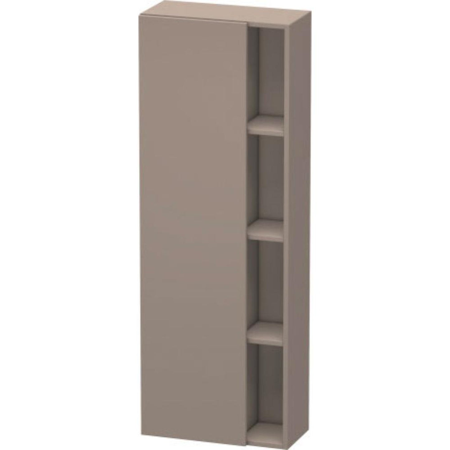 Duravit DuraStyle 20" x 55" x 9" Tall Cabinet With Left Hinge One Door in Basalt (DS1238L4343)