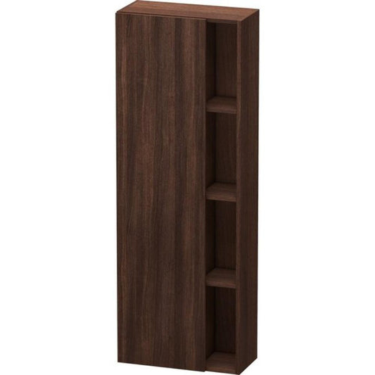 Duravit DuraStyle 20" x 55" x 9" Tall Cabinet With Left Hinge One Door in Chestnut Dark (DS1238L5353)
