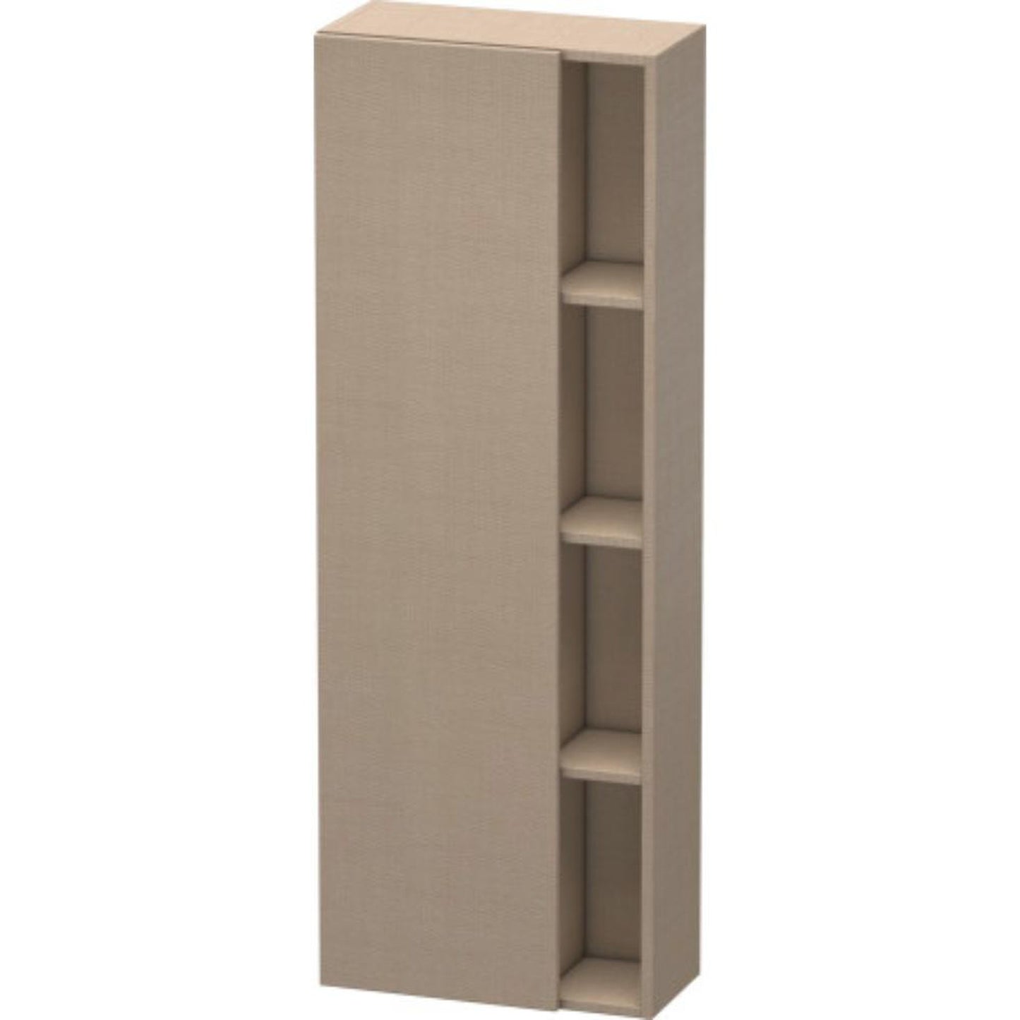 Duravit DuraStyle 20" x 55" x 9" Tall Cabinet With Left Hinge One Door in Linen (DS1238L7575)