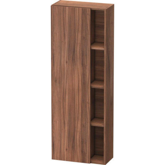 Duravit DuraStyle 20" x 55" x 9" Tall Cabinet With Left Hinge One Door in Natural Walnut (DS1238L7979)
