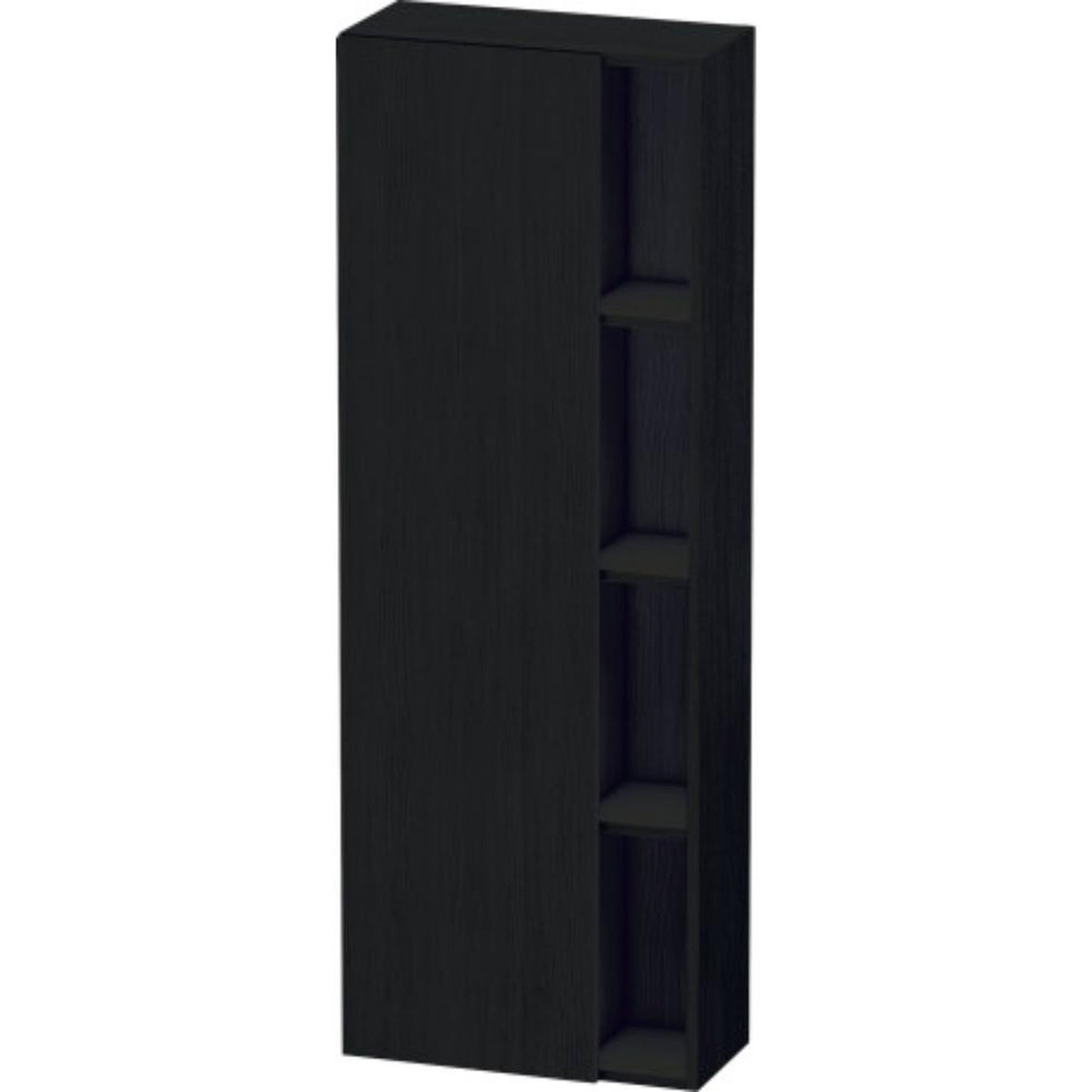 Duravit DuraStyle 20" x 55" x 9" Tall Cabinet With Left Hinge One Door in Oak Black (DS1238L1616)