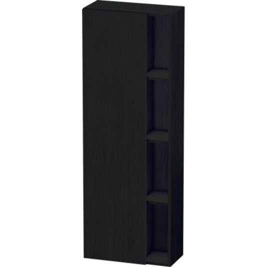 Duravit DuraStyle 20" x 55" x 9" Tall Cabinet With Left Hinge One Door in Oak Black (DS1238L1616)