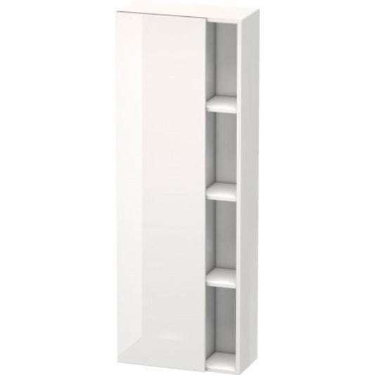 Duravit DuraStyle 20" x 55" x 9" Tall Cabinet With Left Hinge One Door in White High Gloss (DS1238L2222)