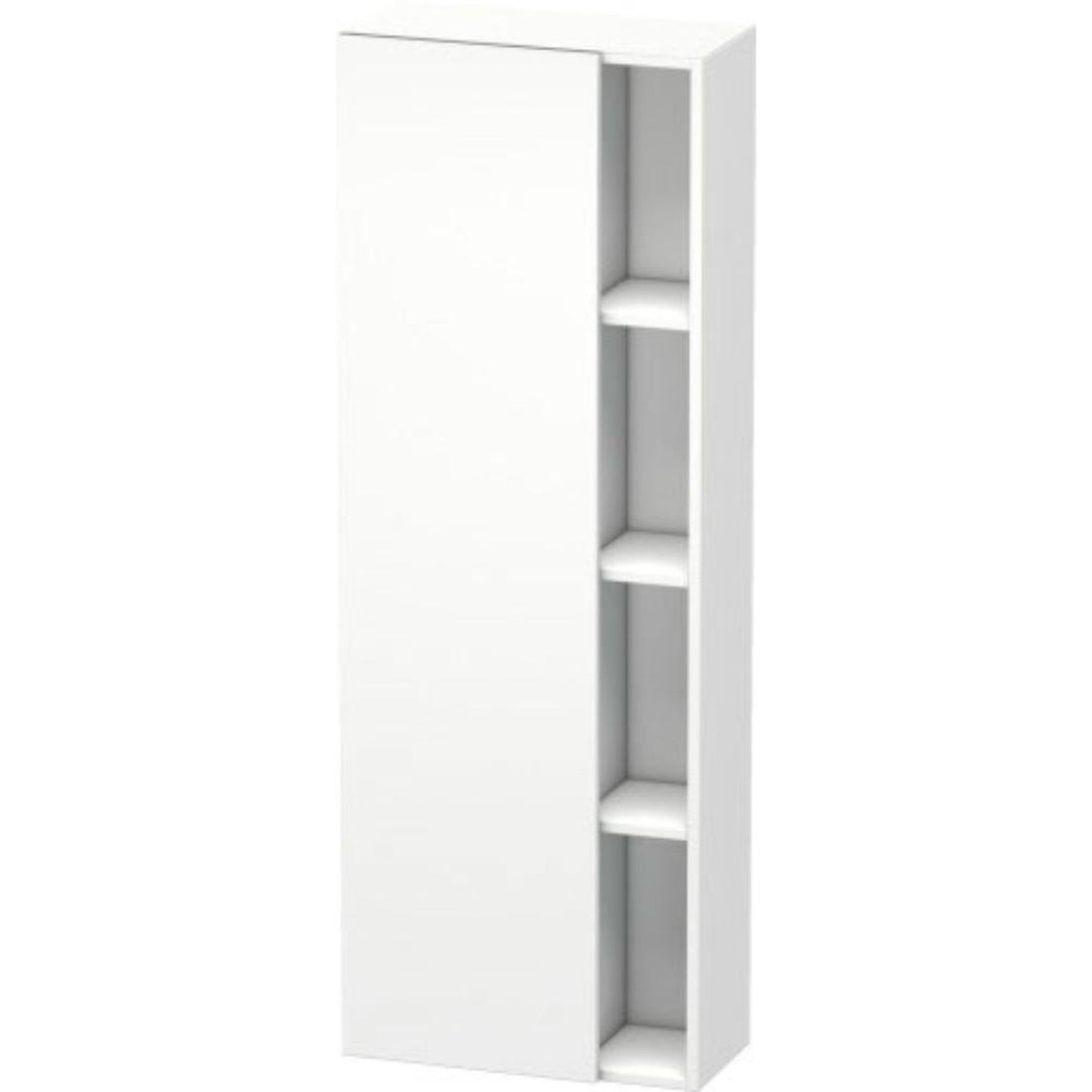 Duravit DuraStyle 20" x 55" x 9" Tall Cabinet With Left Hinge One Door in White Matt (DS1238L1818)