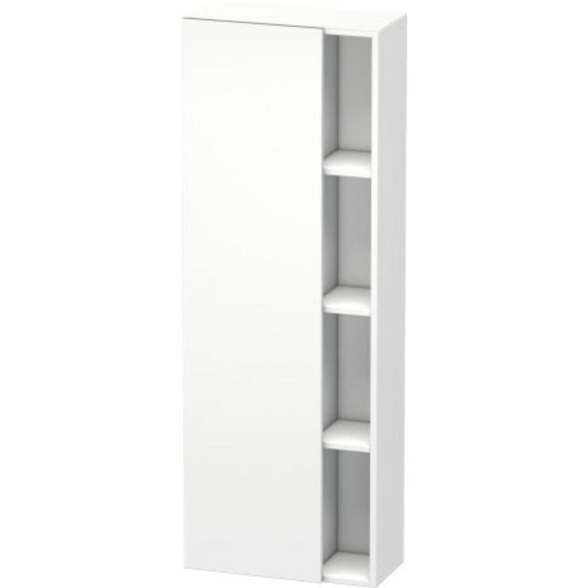 Duravit DuraStyle 20" x 55" x 9" Tall Cabinet With Left Hinge One Door in White Matt (DS1238L1818)