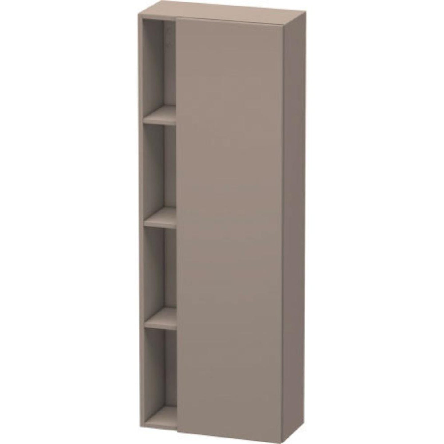 Duravit DuraStyle 20" x 55" x 9" Tall Cabinet With Right Hinge One Door in Basalt (DS1238R4343)